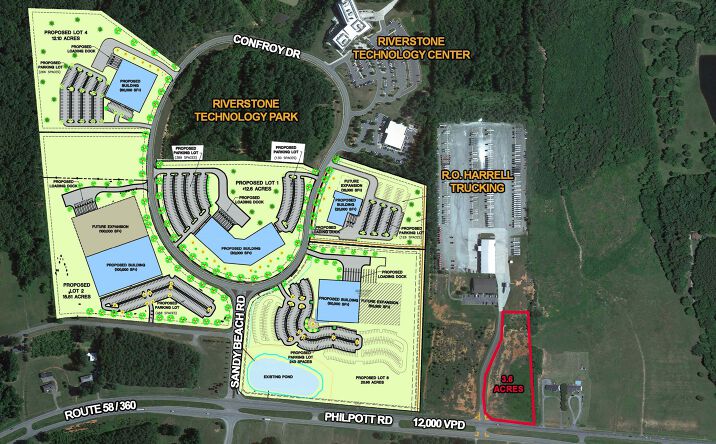 Pictures of Land, Retail property located at 3120 Philpott Rd, South Boston, VA 24592 for sales - image #1