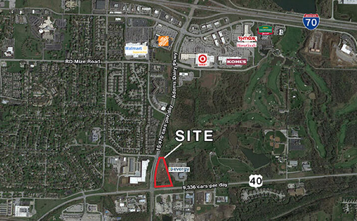 Pictures of Land property located at NEC of 40 Highway & Adams Dairy Parkway, Blue Springs, MO 64015 for sales - image #1