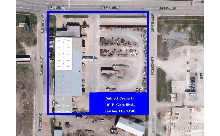 Pictures of Industrial property located at 101 E Gore Blvd, Lawton, OK 73507 for sales - image #1