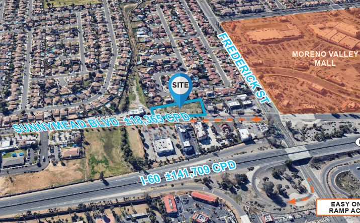 Pictures of Retail, Land property located at 23125 Sunnymead Boulevard, Moreno Valley, CA 92553 for lease - image #1