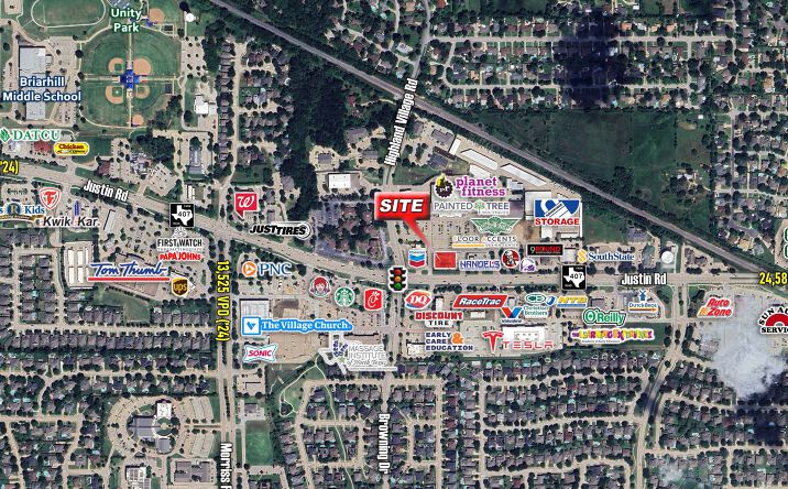 Pictures of Retail, Land property located at NEQ Justin Rd FM 407 & Highland Village Rd, Highland Village, TX 75077 for lease - image #1