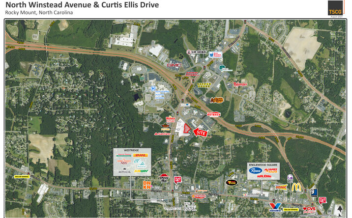 Pictures of Retail property located at Winstead Ave & Curtis Ellis Drive Rocky Mount, Rocky Mount, NC 27804 for lease - image #1