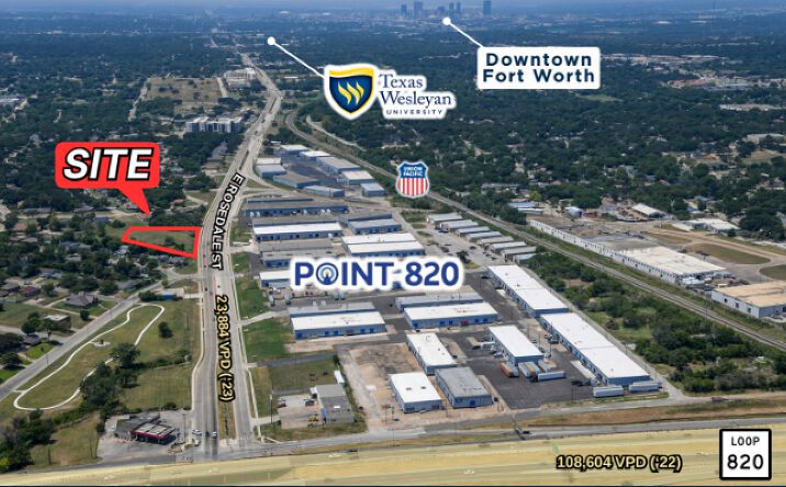 Pictures of Land property located at 5720 E Rosedale St, Fort Worth, TX 76112 for lease - image #1