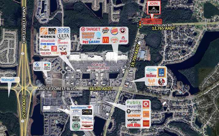 Pictures of Land property located at 9437 Collins Rd, Jacksonville, FL 32244 for lease - image #1