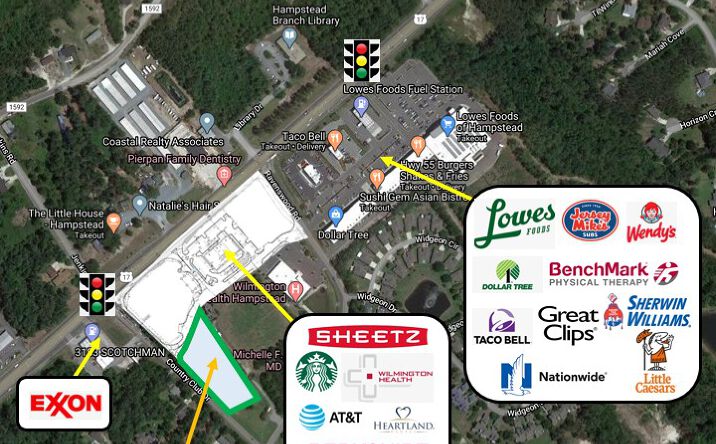Pictures of Retail, Office, Special Purpose property located at 83 Country Club Dr, Hampstead, NC 28443 for lease - image #1