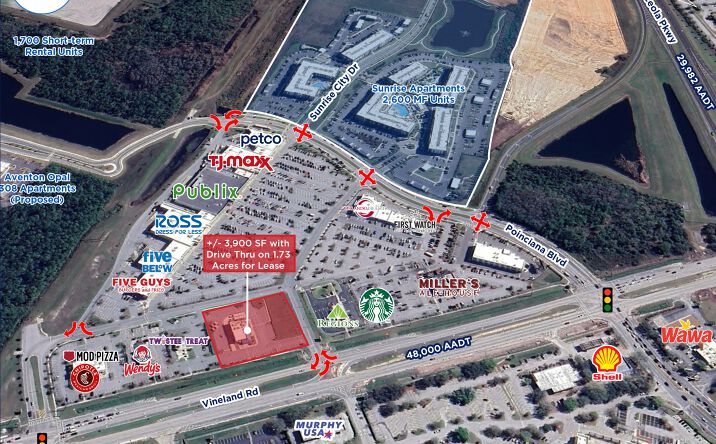 Pictures of Retail property located at 3221 Vineland Rd, Kissimmee, FL 34746 for lease - image #1