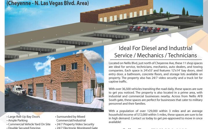 Pictures of Retail, Office, Industrial property located at 3735 N Nellis Blvd, Las Vegas, NV 89115 for lease - image #1