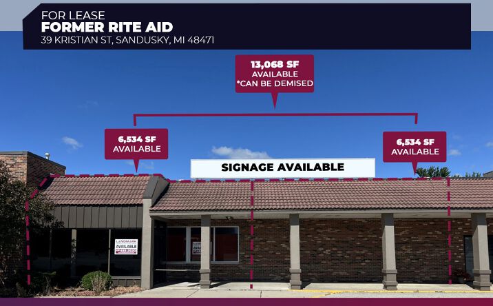 Pictures of Retail property located at 39 Kristian St, Sandusky, MI 48471 for lease - image #1