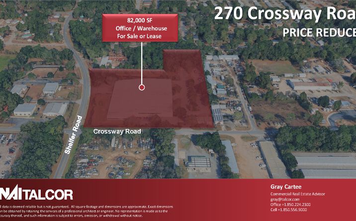 Pictures of Industrial property located at 270 Crossway Rd, Tallahassee, FL 32305 for lease - image #1