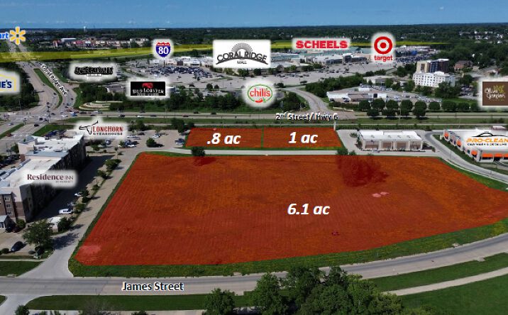 Pictures of Land property located at james street & coral ridge ave coralville ia 52241, Iowa City, US 52241 for lease - image #1