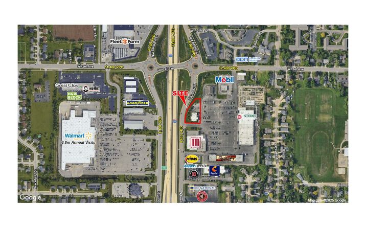 Pictures of Retail, Land, Restaurant property located at 280 S Koeller St, Oshkosh, WI 54902 for lease - image #1