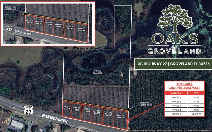 Pictures of Retail, Land property located at US-27, Groveland, FL 34736 for lease - image #1
