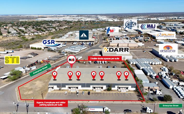 Pictures of Industrial property located at 702 Enterprise St, Laredo, TX 78045 for lease - image #1