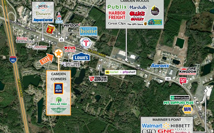 Pictures of Retail property located at 1390 Boone St, Kingsland, GA 31548 for lease - image #1