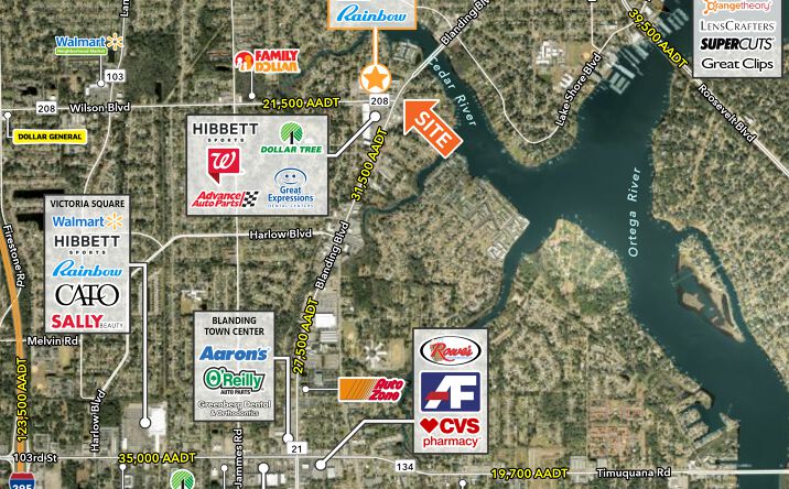 Pictures of Retail property located at 3538 Blanding Blvd, Jacksonville, FL 32210 for lease - image #1