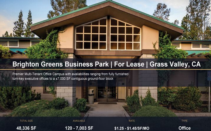 Pictures of Office property located at 944 McCourtney Rd, Grass Valley, CA 95949 for lease - image #1
