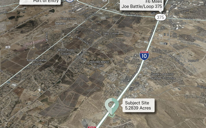 Pictures of Land property located at 14861 Gateway Blvd W, El Paso, TX 79928 for lease - image #1