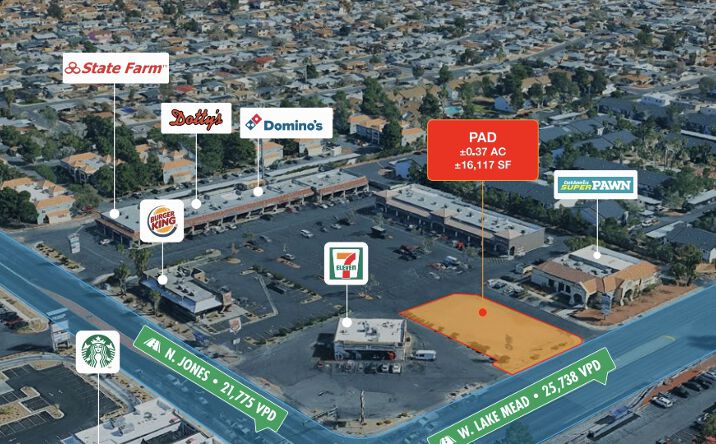 Pictures of Retail, Land property located at 2041 N Jones Blvd, Las Vegas, NV 89108 for lease - image #1