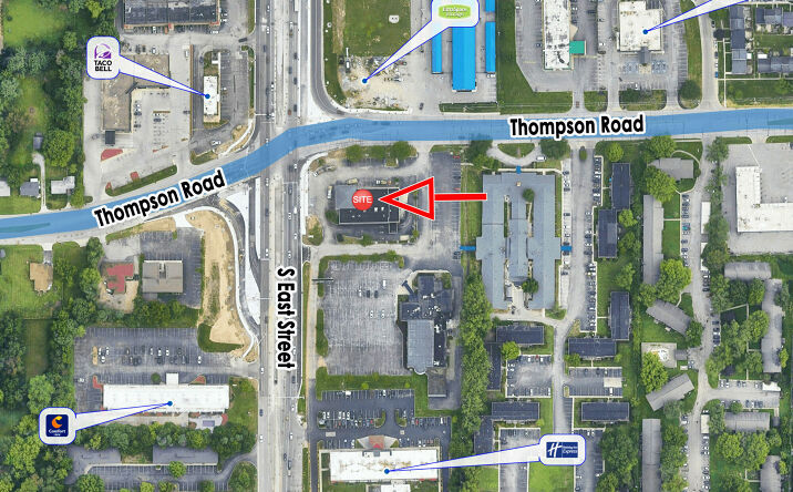 Pictures of Retail property located at 505 E Thompson Rd, Indianapolis, IN 46227 for lease - image #1