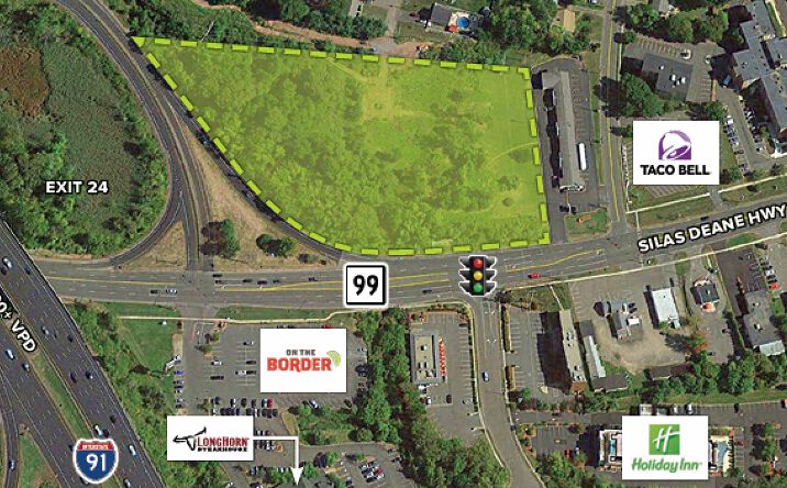 Pictures of Land property located at 1610 Silas Deane Hwy, Rocky Hill, CT 06067 for lease - image #1