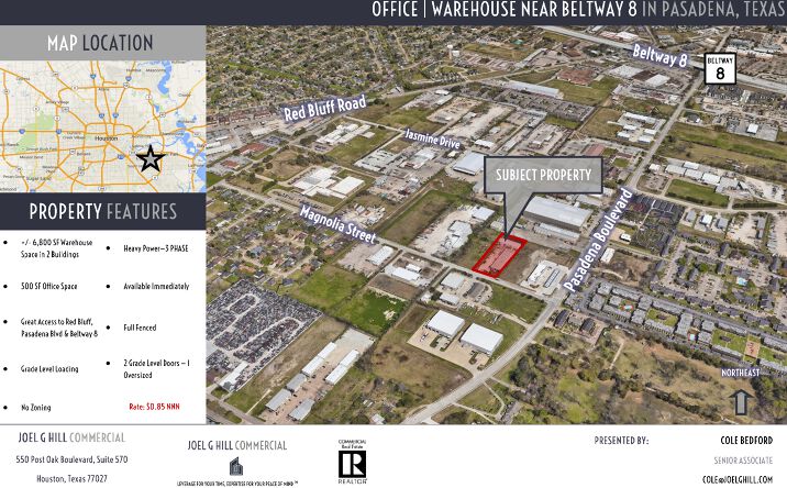 Pictures of Industrial property located at 2061 Magnolia St, Pasadena, TX 77503 for lease - image #1