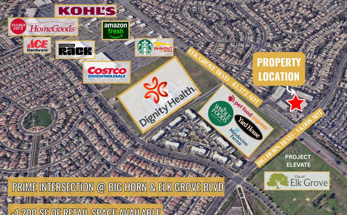 Pictures of Retail property located at 8153 Elk Grove Blvd, Elk Grove, CA 95758 for lease - image #1