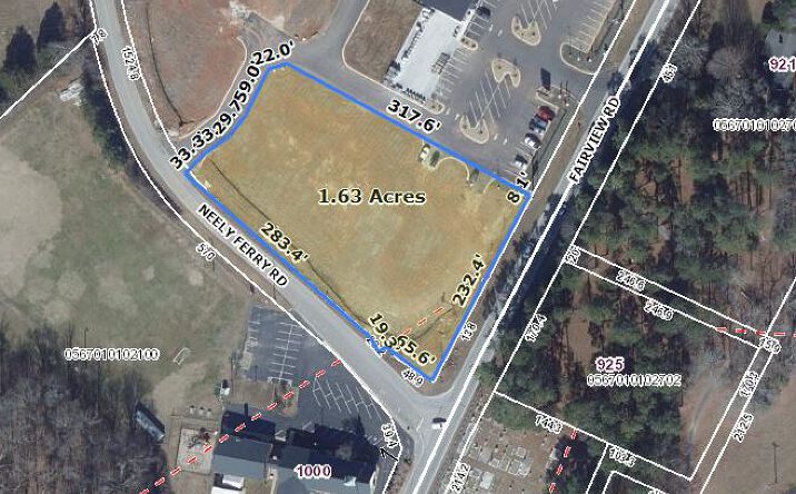 Pictures of Land property located at 1691 Neely Ferry Rd, Simpsonville, SC 29680 for lease - image #1