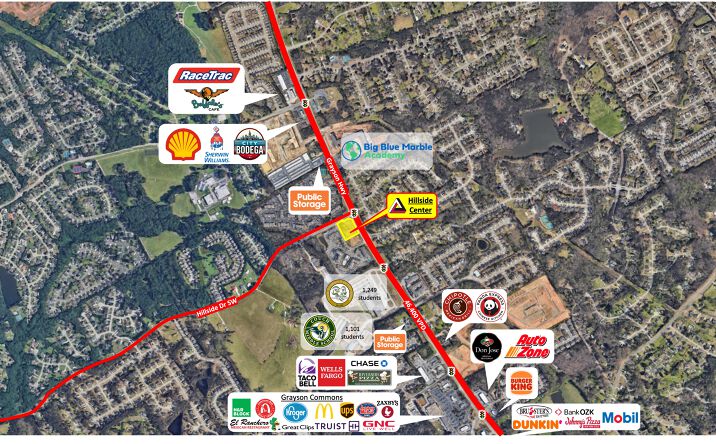 Pictures of Retail property located at 1625 Grayson Hwy, Grayson, GA 30017 for lease - image #1