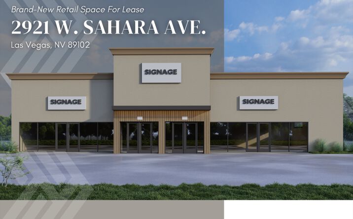 Pictures of Retail, Restaurant, Special Purpose property located at 2921 W Sahara Ave, Las Vegas, NV 89102 for lease - image #1