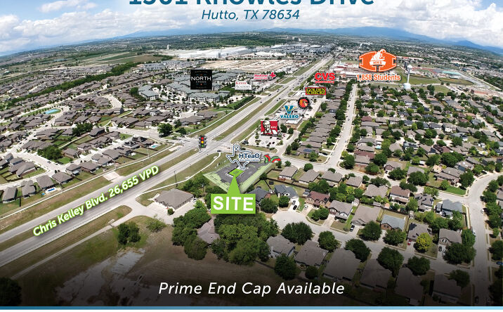 Pictures of Retail property located at 1501 Knowles Dr, Hutto, TX 78634 for lease - image #1