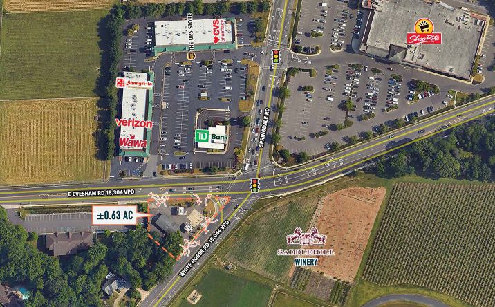 Pictures of Retail, Land property located at 1607 E Evesham Rd, Voorhees Township, NJ 08043 for lease - image #1