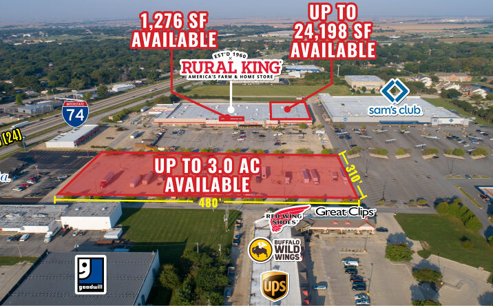 Pictures of Retail property located at 913 W Marketview Dr, Champaign, IL 61822 for lease - image #1