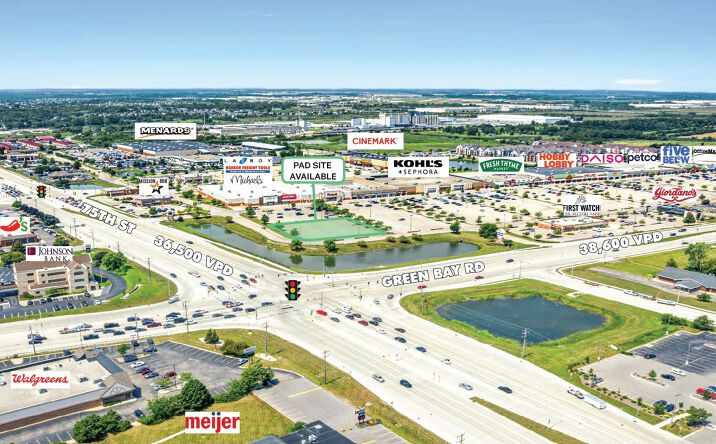Pictures of Land property located at 7450 Green Bay Rd, Kenosha, WI 53142 for lease - image #1