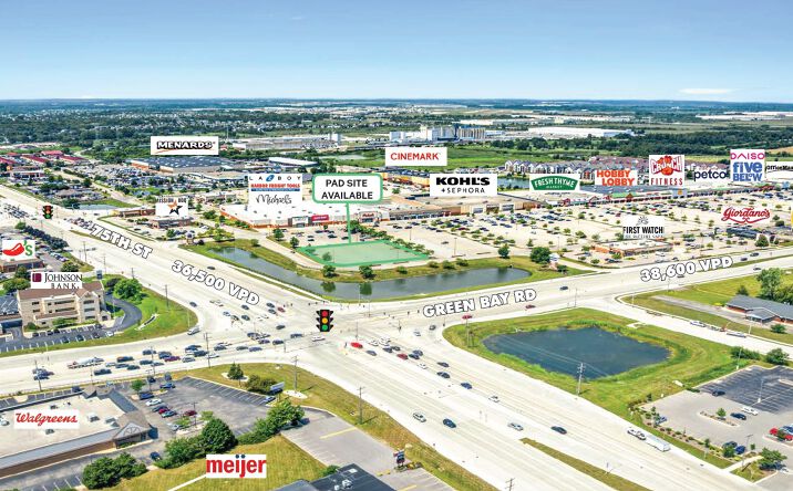 Pictures of Land property located at 7450 Green Bay Rd, Kenosha, WI 53142 for lease - image #1