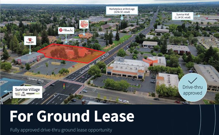 Pictures of Retail, Restaurant property located at 5525 Sunrise Blvd, Citrus Heights, CA 95610 for lease - image #1