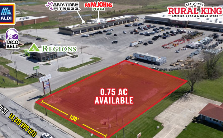 Pictures of Retail, Land property located at 2401 E Wabash Street, Frankfort, IN 46041 for lease - image #1