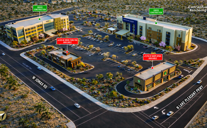 Pictures of Retail, Land, Restaurant property located at NWC Lake Pleasant Pkwy & Jomax Rd, Peoria, AZ 85383 for lease - image #1