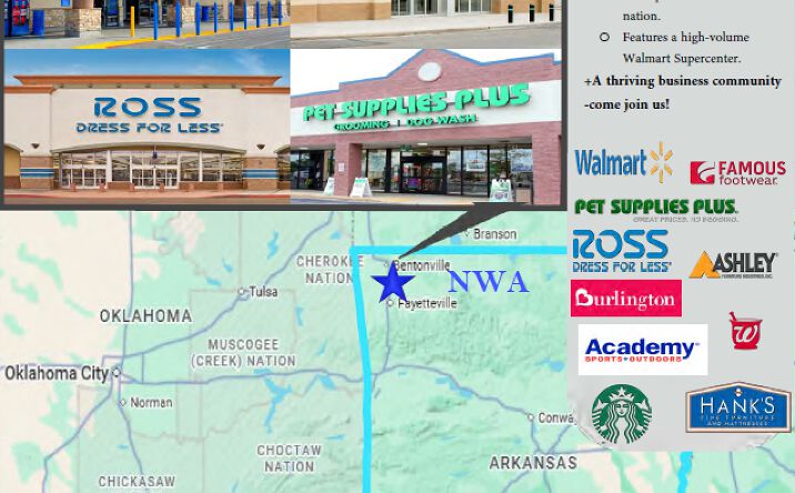 Pictures of Retail property located at Pleasant Crossing Blvd, Rogers, AR 72758 for lease - image #1
