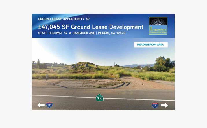 Pictures of Land property located at Meadowbrook, CA, Meadowbrook, CA 92570 for lease - image #1