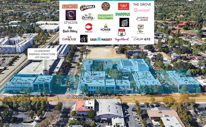 Pictures of Office property located at 1-201 N. Indian Hill Blvd, Claremont, CA 91711 for lease - image #1