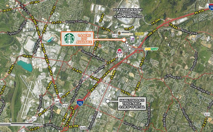 Pictures of Retail, Office, Land property located at 7295 Bonny Oaks Dr, Chattanooga, TN 37421 for lease - image #1
