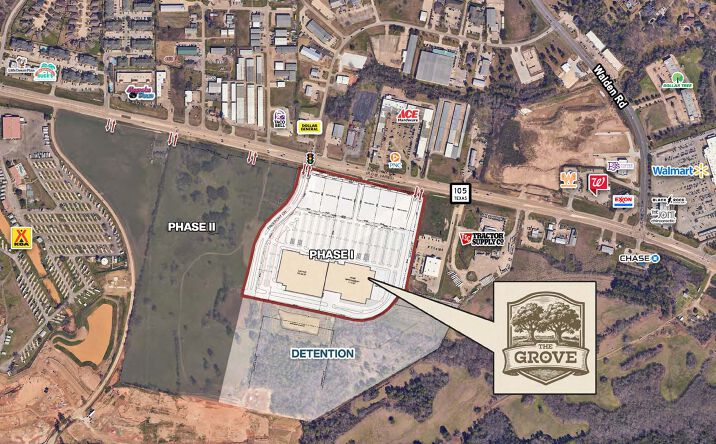 Pictures of Land property located at SWQ Hwy 105 & Club Dr, Montgomery, TX 77356 for lease - image #1