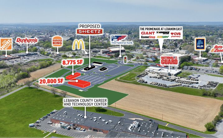 Pictures of Retail, Land property located at 860 E Old Cumberland St, Lebanon, PA 17042 for lease - image #1