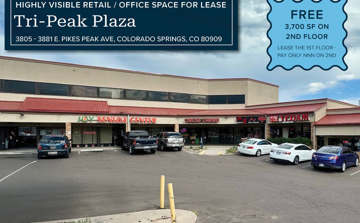 Pictures of Retail, Office property located at 3805 E Pikes Peak Ave, Colorado Springs, CO 80909 for lease - image #1