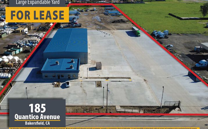 Pictures of Industrial property located at 185 Quantico Ave, Bakersfield, CA 93307 for lease - image #1