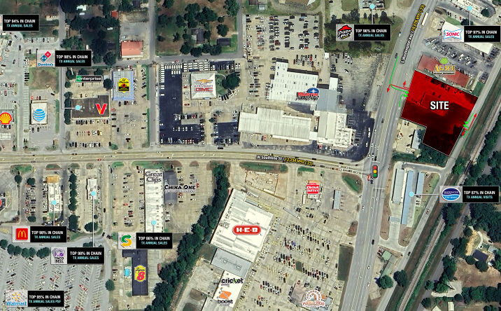 Pictures of Retail, Restaurant property located at 515 S Washington Ave, Cleveland, TX 77327 for lease - image #1