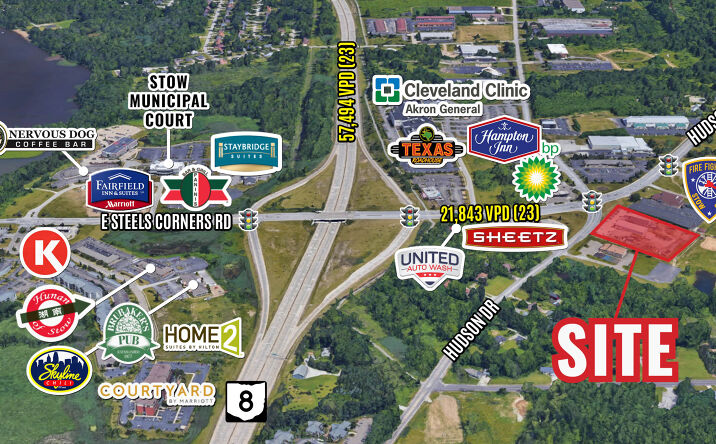 Pictures of Land property located at 4141 Hudson Dr, Stow, OH 44224 for lease - image #1