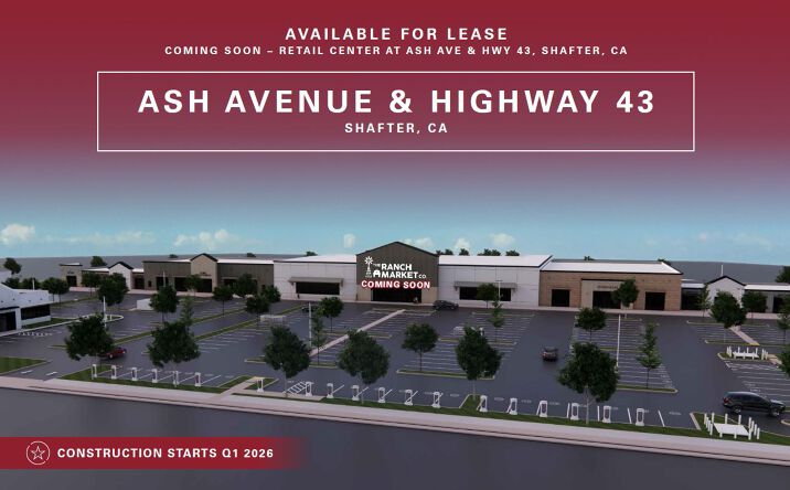Pictures of Retail property located at Ash Avenue &  Highway 43, Shafter, CA 93263 for lease - image #1