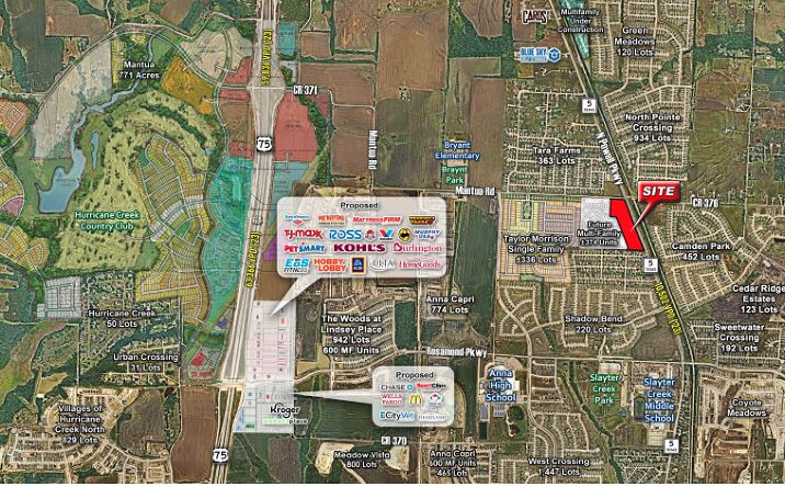 Pictures of Retail property located at SWC of Hwy 5 & Mantua Rd Anna, Texas 75409, Anna, US 75409 for lease - image #1