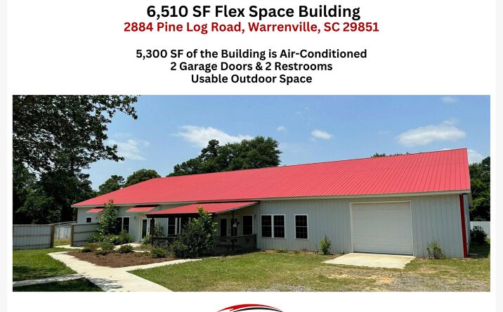 Pictures of Retail, Office, Industrial property located at 2884 Pine Log Road, Warrenville, SC 29851 for lease - image #1